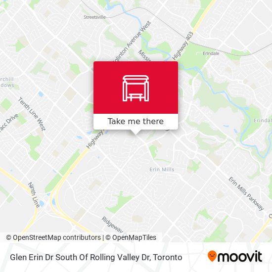 Glen Erin Dr South Of Rolling Valley Dr map