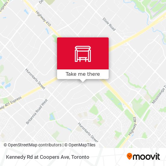 Kennedy Rd at Coopers Ave map