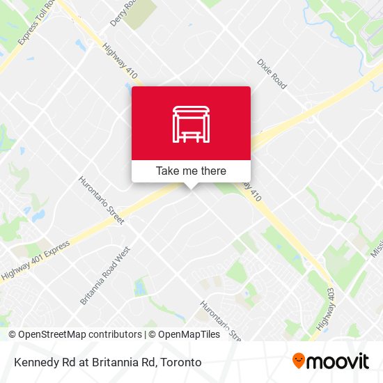 Kennedy Rd at Britannia Rd map