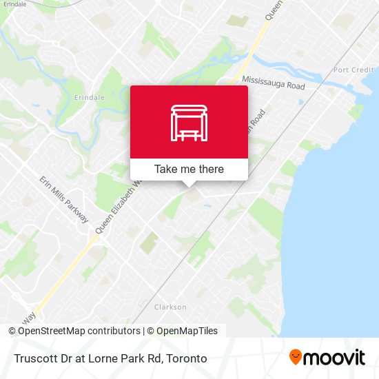 Truscott Dr at Lorne Park Rd map
