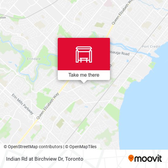 Indian Rd at Birchview Dr map