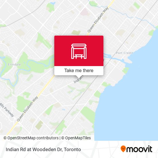 Indian Rd at Woodeden Dr map