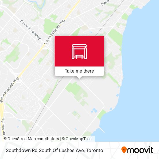 Southdown Rd South Of Lushes Ave map