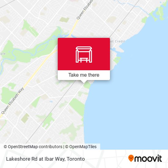 Lakeshore Rd at Ibar Way map