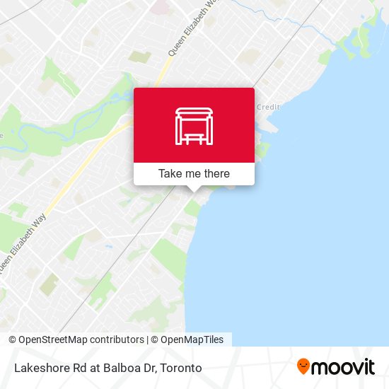 Lakeshore Rd at Balboa Dr map
