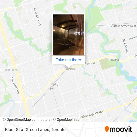 Bloor St at Green Lanes map