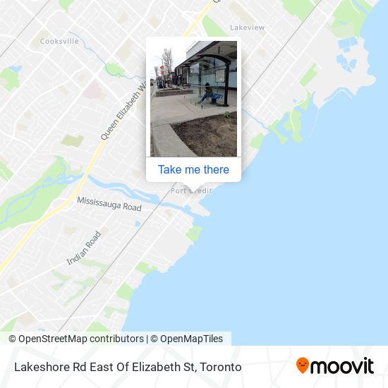 Lakeshore Rd East Of Elizabeth St map