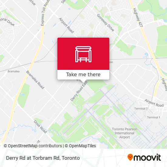 Derry Rd at Torbram Rd map
