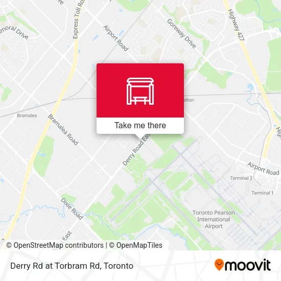 Derry Rd at Torbram Rd map