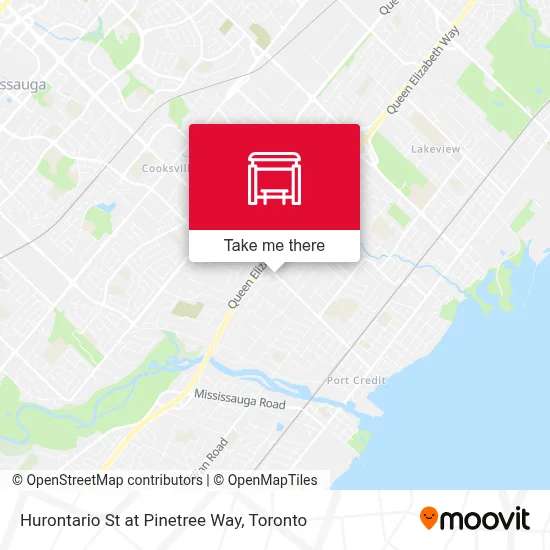 Hurontario St at Pinetree Way map