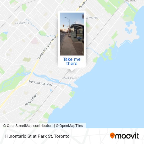 Hurontario St at Park St map