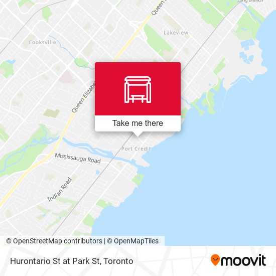 Hurontario St at Park St map