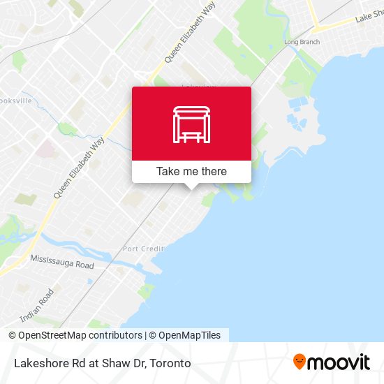 Lakeshore Rd at Shaw Dr map