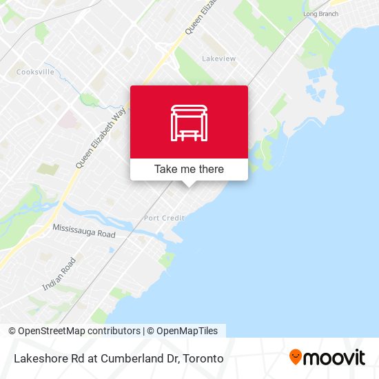 Lakeshore Rd at Cumberland Dr map