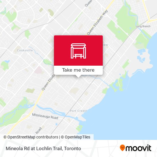 Mineola Rd at Lochlin Trail map