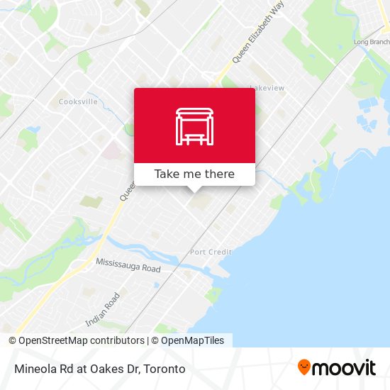 Mineola Rd at Oakes Dr map
