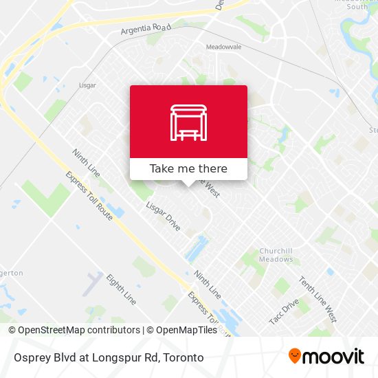 Osprey Blvd at Longspur Rd map