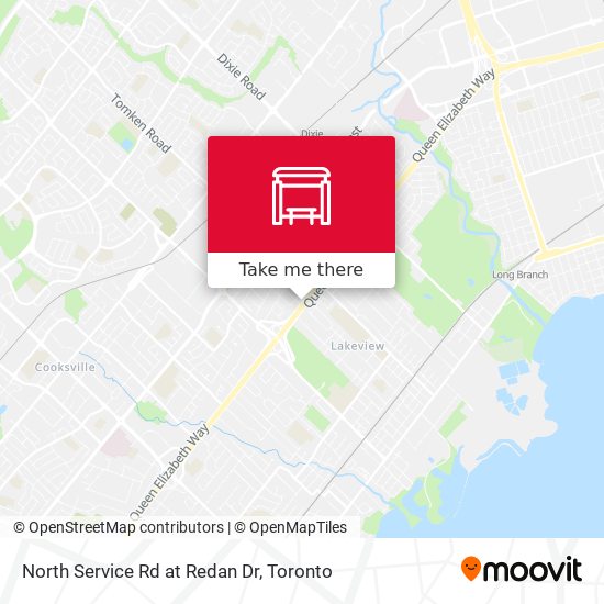 North Service Rd at Redan Dr map