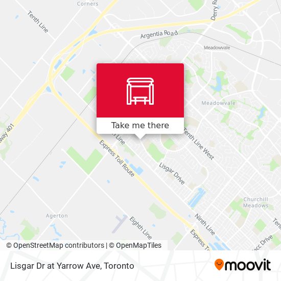 Lisgar Dr at Yarrow Ave map