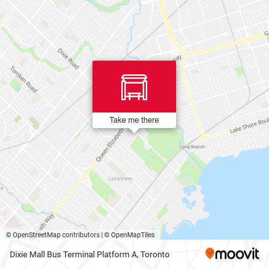 Dixie Mall Bus Terminal Platform A map