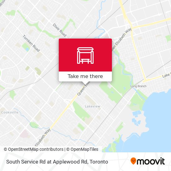 South Service Rd at Applewood Rd plan