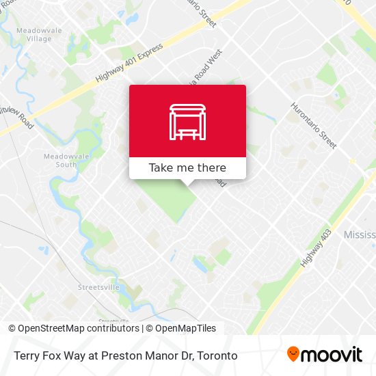 Terry Fox Way at Preston Manor Dr map