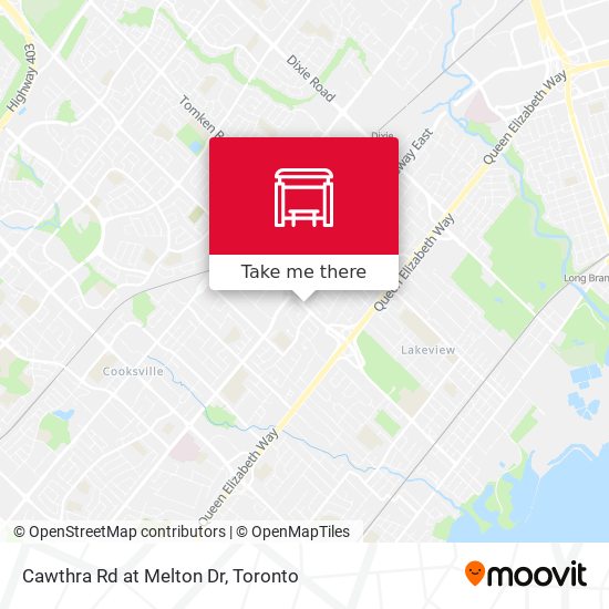 Cawthra Rd at Melton Dr map