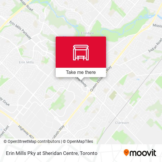 Erin Mills Pky at Sheridan Centre plan