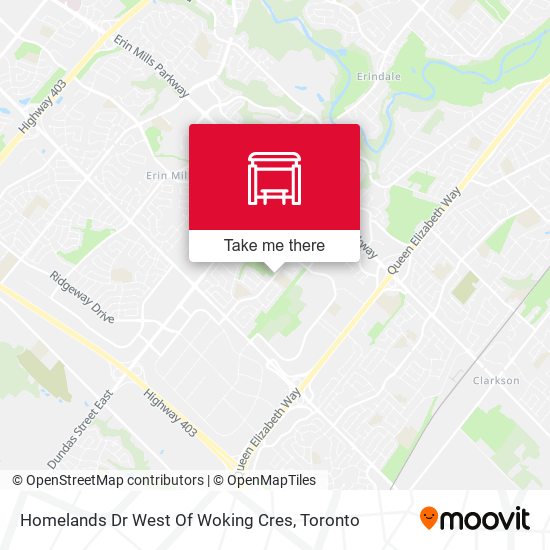 Homelands Dr West Of Woking Cres map