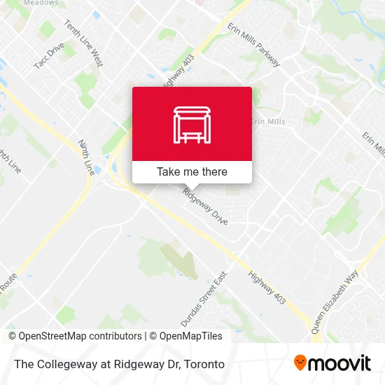 The Collegeway at Ridgeway Dr map