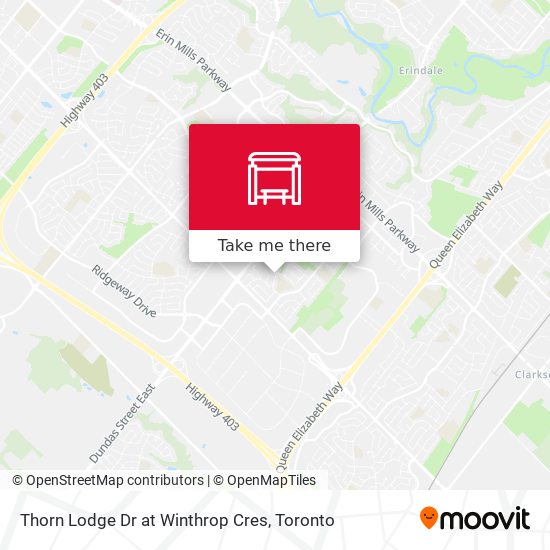 Thorn Lodge Dr at Winthrop Cres map