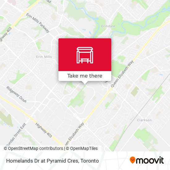 Homelands Dr at Pyramid Cres map