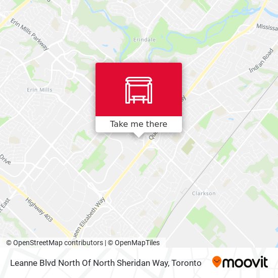 Leanne Blvd North Of North Sheridan Way map