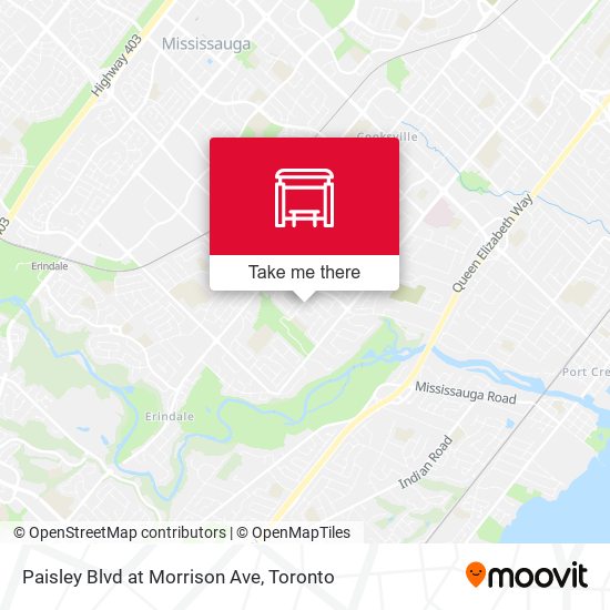 Paisley Blvd at Morrison Ave map