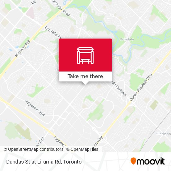 Dundas St at Liruma Rd map