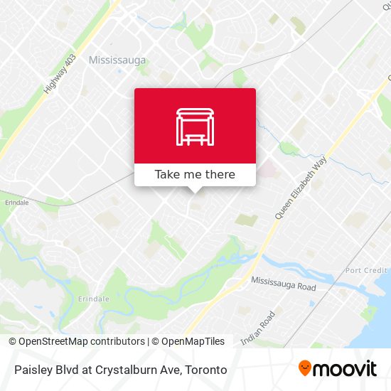 Paisley Blvd at Crystalburn Ave map