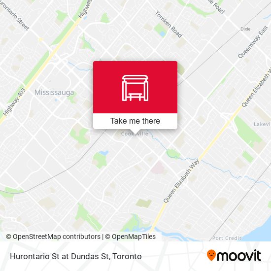 Hurontario St at Dundas St map