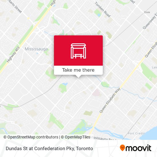 Dundas St at Confederation Pky map