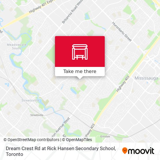 Dream Crest Rd at Rick Hansen Secondary School map