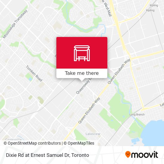 Dixie Rd at Ernest Samuel Dr map