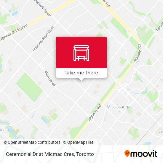 Ceremonial Dr at Micmac Cres map