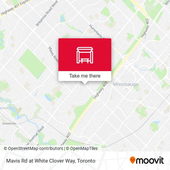 Mavis Rd at White Clover Way map