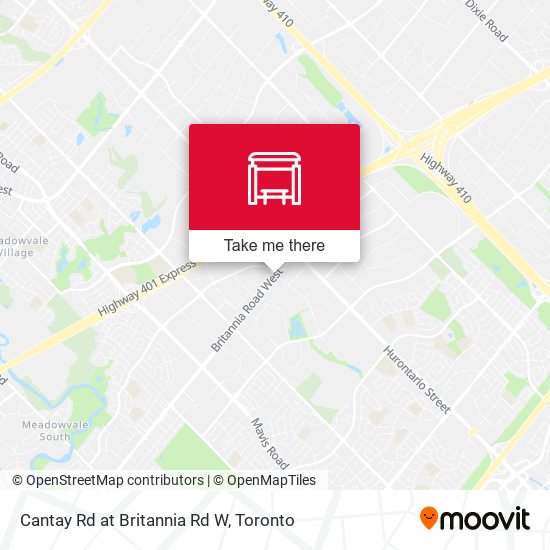 Cantay Rd at Britannia Rd W map