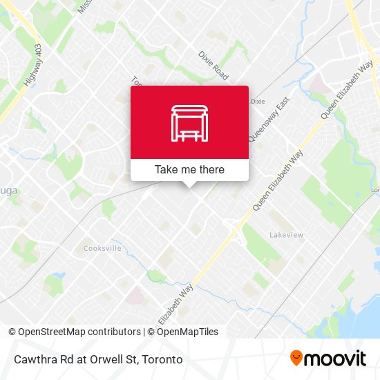 Cawthra Rd at Orwell St plan