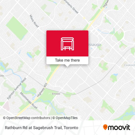 Rathburn Rd at Sagebrush Trail map