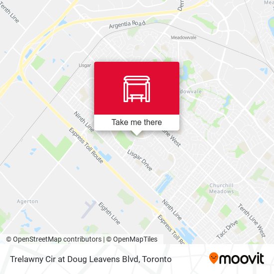 Trelawny Cir at Doug Leavens Blvd map