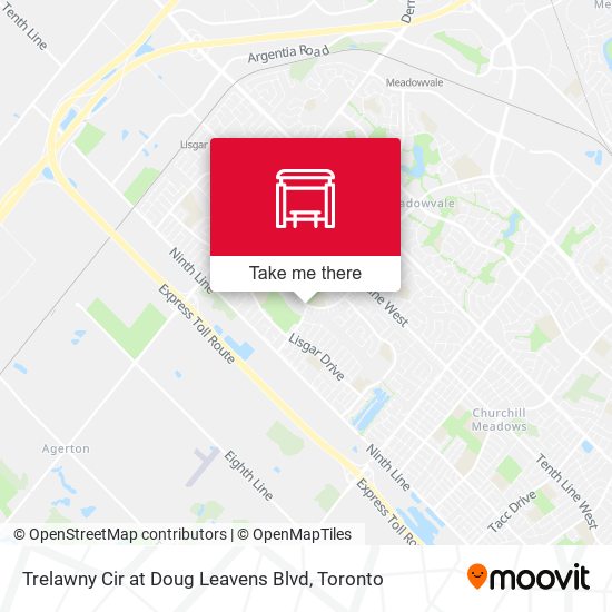 Trelawny Cir at Doug Leavens Blvd map