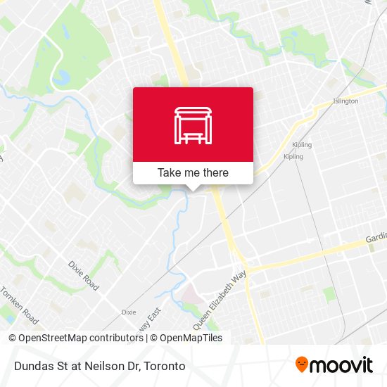 Dundas St at Neilson Dr map