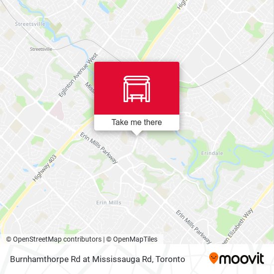 Burnhamthorpe Rd at Mississauga Rd plan