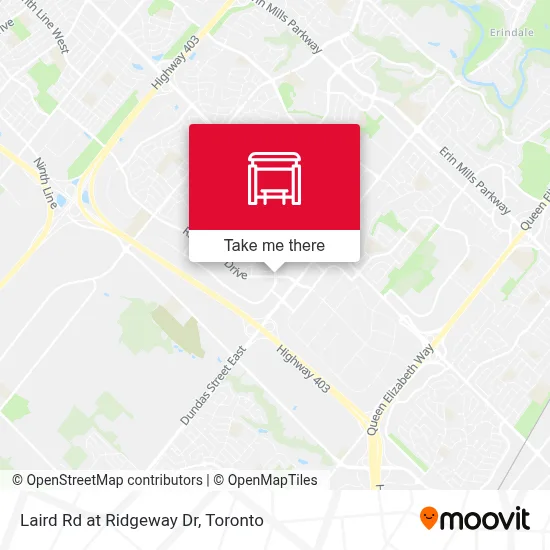 Laird Rd at Ridgeway Dr map